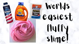 How to make 3 ingredient fluffy slime [upl. by Stanislaus]