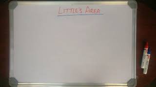 MEDICAL MNEMONIC POCKET  LITTLES AREA MADE EASY [upl. by Assilen114]