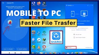 How to Use Shareit on Laptop  Shareit Mobile to PC Connect to Transfer Files Easily 2024 [upl. by Dranoc847]