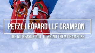 Petzl Leopard LLF Crampon  Sharp Points for Spring Skiing [upl. by Moriyama]