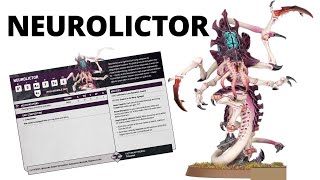 Neurolictor Datasheet REVEALED  What does this new Tyranids Model Do [upl. by Saloma]