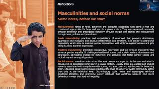 Reflections Webinar Masculinities and engaging men for gender equality [upl. by Lebasy]