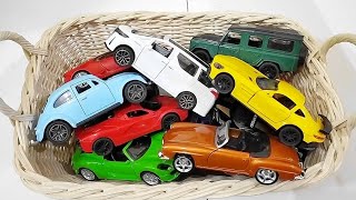 Box Full of Model Cars  Mazda Miniature toy car model Lamborghini  Review of toy cars A3059 [upl. by Huda709]