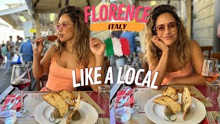 FLORENCE  BEST RESTAURANTS  MOST ICONIC SANDWICH IN THE WORLD  EATING LIKE A LOCAL  Part 1 [upl. by Ilahtan570]