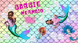 Barbie Mermaid Tale 🧜‍♀️ in the lake 😳🌈💕 Color Changing Barbie 🧜‍♀️ [upl. by Renick]