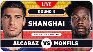 ALCARAZ vs MONFILS • ATP Shanghai 2024 • LIVE Tennis Watchalong Stream [upl. by Darrell]