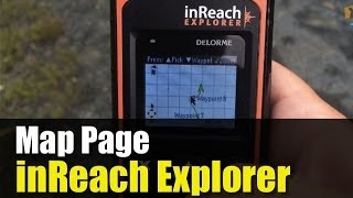 Garmin inReach Explorer  Map Page [upl. by Einafats396]