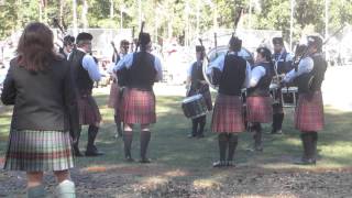 2015 SMHG Gr 5 Grandfather Mountain Highlanders Pipe Band [upl. by Novyat]