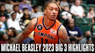 Michael Beasley 2023 BIG 3 Season 6 Highlights ᴴᴰ [upl. by Aseeral993]