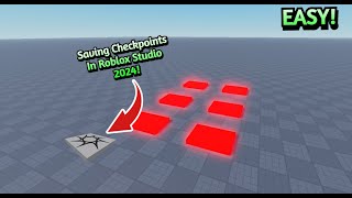 EASY How to make Saving Checkpoints in Roblox Studio [upl. by Erdnaek]