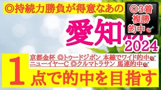 【愛知杯2024】◎枠も良く持続力勝負合うあの馬から勝負だ！ [upl. by Nolitta]