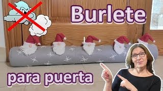 Cómo hacer un Burlete para las puertas Ahorra en calefacción con un cortavientos casero [upl. by Lerraj624]