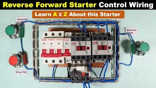 Reverse Forward Motor Control Circuit Diagram in English the electrical Guy [upl. by Herod539]