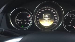 MercedesBenz C250 CDI 4Matic 7GTronic W204 acceleration 0180 kmh [upl. by Abigael]