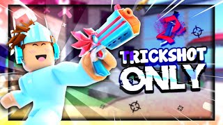 TRICKSHOT ONLY Challenge In Murder Mystery 2 [upl. by Oiluj]