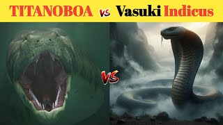 Titanoboa vs Vasuki indicus battlepart1 [upl. by Nuri]