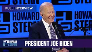 President Joe Biden on the Howard Stern Show FULL INTERVIEW [upl. by Darcey]