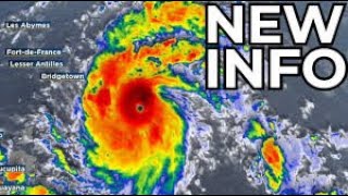 Record Breaking Hurricane Beryl Monday Morning Update  Jamaica amp the rest of the Caribbean Forecast [upl. by Hussey]