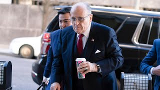 Former NYC Mayor Giuliani files for bankruptcy [upl. by Fair]