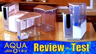 AquaTru Reverse Osmosis Water Filter Review  Unboxing and Test [upl. by Kevon836]