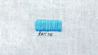 How to do a Satin Stitch [upl. by Lammond]