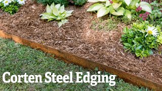 Corten Steel Edging  Gardeners Supply [upl. by Dumm]