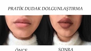 PRATİK YOLLARLA DOLGUN DUDAK SAHIBI OLUN [upl. by Winstonn]