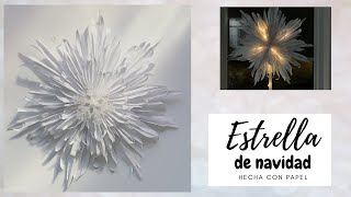 ESTRELLA DE PAPEL PARA NAVIDAD [upl. by Gehman]