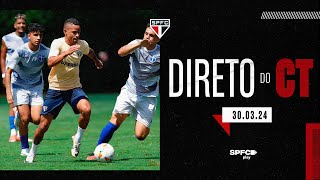 DIRETO DO CT 30032024  SPFC PLAY [upl. by Rori]