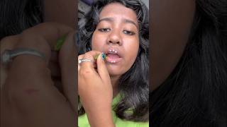 Lip plumping with chilli 🌶️ youtubeshorts makeup lipplumper lipplumping [upl. by Yetty]