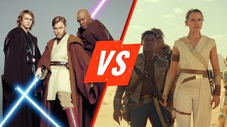 Star Wars Prequels vs Sequels  Rotten Tomatoes [upl. by Anneyehc318]