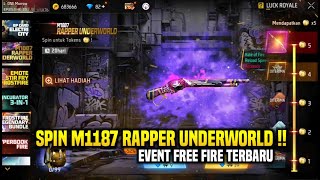 SPIN SG2 UNGU TERBARU EVENT M1887 RAPPER UNDERWORLD TRIK HOKI amp HABIS BERAPA DIAMOND [upl. by Oizirbaf]