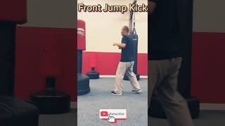 Front Jump kick Strike martialarts sandaboxingkungfu [upl. by George132]