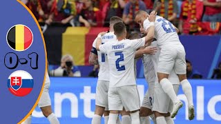 Belgium vs Slovakia 01  All Goals amp Highlight  UEFA EURO 2024 [upl. by Nuahsyar]