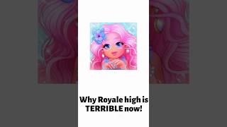 Why Royale High is TERRIBLE NOW fyp shorts dresstoimpress royalehigh robloxdrama roblox [upl. by Afatsom]