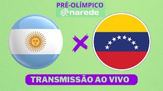 ARGENTINA X VENEZUELA AO VIVO  PRÉOLIMPICO 2024 AO VIVO [upl. by Jonathan]