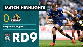 RD 9 HIGHLIGHTS  Otago v Wellington Bunnings NPC 2021 [upl. by Grata913]