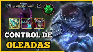 🐻💪⚡ UN BUEN CONTROL DE OLEADAS TE HACE GANAR LÍNEA  VOLIBEAR TOP  LEAGUE OF LEGENDS [upl. by Florella]