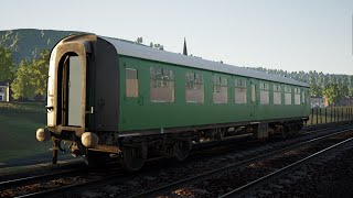 TSW4 Livery Designer  SR Green Mk1 TSO Timelapse [upl. by Ebanreb322]