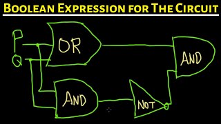 How to Find the Boolean Expression from a Circuit Diagram [upl. by Guntar]