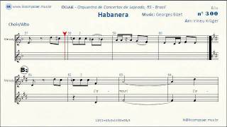 Habanera  Carmen Georges Bizet  Choir  Alto [upl. by Llenrod]