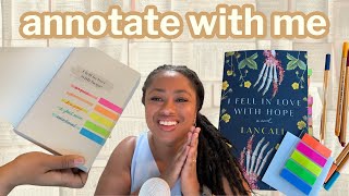 i try annotating a book  beginner book annotation VLOG [upl. by Junieta]