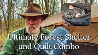 Ultimate Forest Shelter And Quilt Combo A Musthave For Outdoor Adventurers with Dave Canterbury [upl. by Nolyaj622]