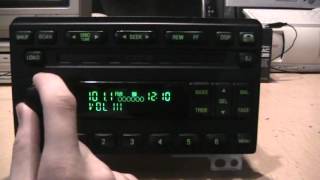 Ford Visteon CD6 car radio with AM Stereo RDS amp reverb [upl. by Lachlan]