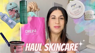 ✨HAUL SKINCARE MERCADONA DRUNI PRIMOR skincare cuidadodelapiel haul [upl. by Alaekim783]