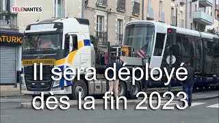 Le futur tram est arrivé à Nantes tvsevreetmaine [upl. by Ybur]