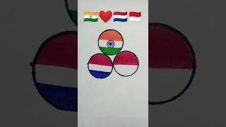 🇲🇨🇳🇱❤️🇮🇳 Jana gana Mana adhinayak ll republic day drawing26januarytrendingviralvideopainting [upl. by Weinert]