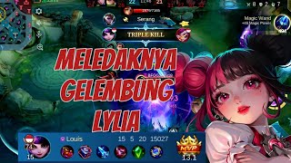 Meledaknya gloom lylia di Land of Dawn mlbb [upl. by Leeke609]