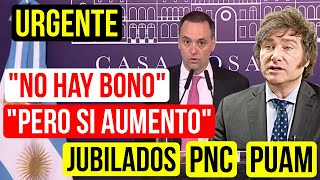 💥NO HAY BONO y si AUMENTO❗ para los Jubilados y Pensionados de la Anses en Enero MileiCaputo [upl. by Biagi]