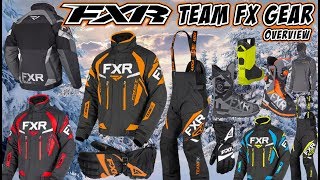 FXR Racing  Team FX Series Mens Winter Riding Gear 2019  In Depth Overview  Royal Distributing [upl. by Storfer]